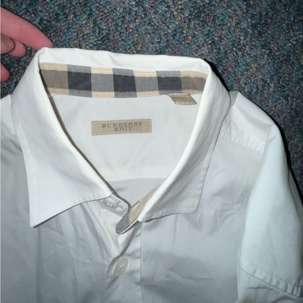Burberry Brit white button down size s